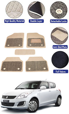 MATIES PVC 7D Mat For  Maruti Suzuki Universal For Car(Beige)
