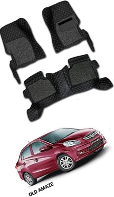 TOFIT ENTERPRISE Leatherite 7D Mat For  Honda Amaze(Black)