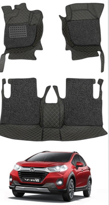 onefit enterprises Leatherite 7D Mat For  Honda WR-V(Black, Silver)