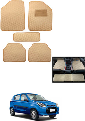 MATIES Leatherite Standard Mat For  Maruti Suzuki Alto 800(Beige)