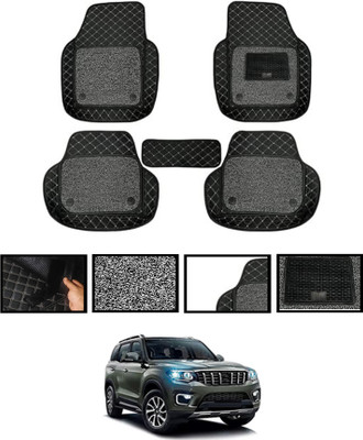 ABJD Leatherite 7D Mat For  Mahindra Universal For Car(Black)