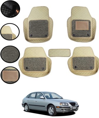 MATIES Leatherite 7D Mat For  Hyundai Elantra(Beige)