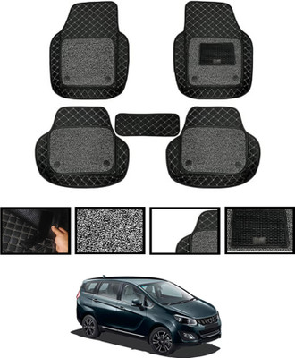 MATIES Leatherite 7D Mat For  Mahindra Marazzo(Black)