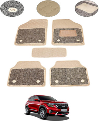 MSNP Leatherite 7D Mat For  Kia Seltos(Beige)