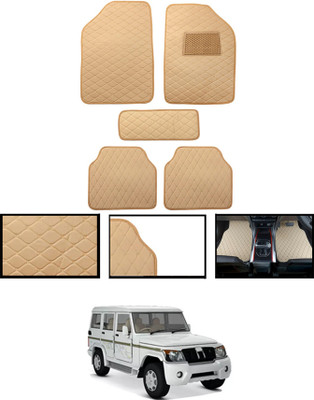 AYW Leatherite Standard Mat For  Mahindra Bolero(Beige)
