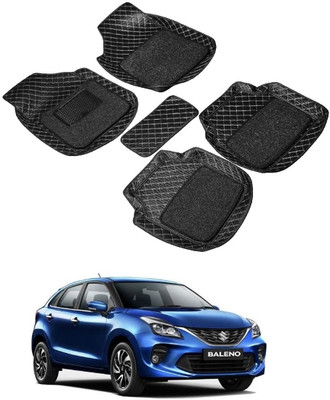 ARNEJA Leatherite 7D Mat For  Maruti Suzuki Baleno(Black)