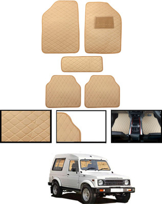 AYW Leatherite Standard Mat For  Maruti Suzuki Gypsy(Beige)