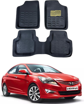 Arnejaa Polyutherine 3D Mat For  Hyundai Fluidic Verna(Black)