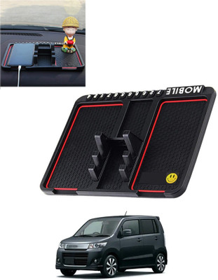 RKPSP Silicone Tray Mat For  Maruti Suzuki WagonR Stingray(Black)