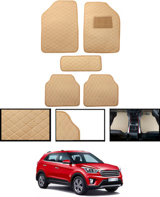 AYW Leatherite Standard Mat For  Hyundai Creta(Beige)