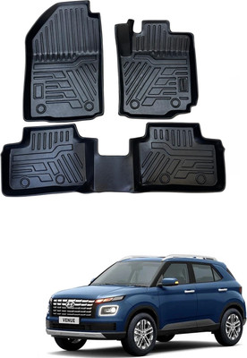 arneja trading company TPV 9D Mat For  Hyundai Venue(Black)