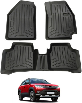 MATIES PVC Tray Mat For  Maruti New Brezza(Black)