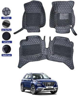 AYW Leatherite 7D Mat For  Hyundai Venue(Black)