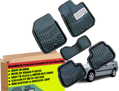 Autowhrib Plastic 3D Mat For  Hyundai Accent(Black)