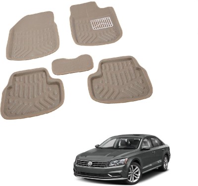 ROSHNEER ENTERPRISES PVC 3D Mat For  Volkswagen Passat(Beige)