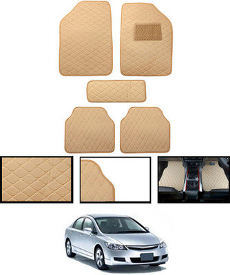 CCMM Leatherite Standard Mat For  Honda Civic(Beige)