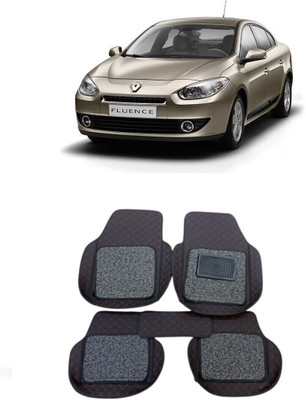 KUNTAIL Leatherite 7D Mat For  Renault Fluence(Red, Black)