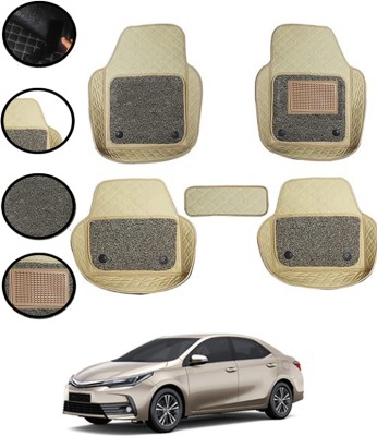 MSNP Leatherite 7D Mat For  Toyota Altis(Beige)