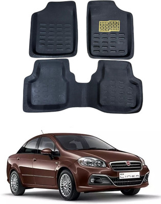 Arnejaa Polyutherine 3D Mat For  Fiat Linea(Black)