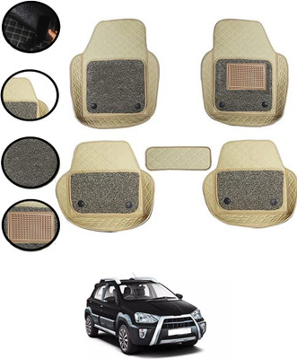 AYW Leatherite 7D Mat For  Toyota Etios Cross(Beige)