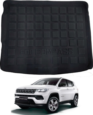 MATIES PVC Tray Mat For  Jeep Compass(Black)