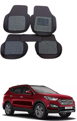 KUNTAIL Leatherite 7D Mat For  Hyundai SantaFe(Black)