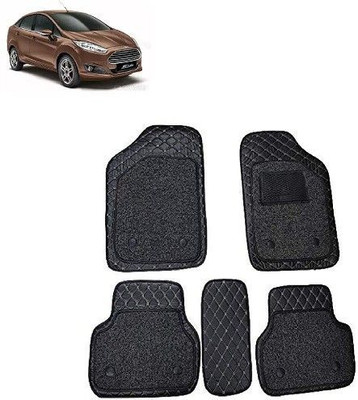 TOFIT ENTERPRISE Leather 7D Mat For  Ford Fiesta(Black)