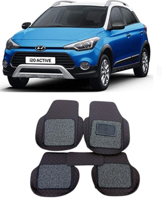ARNEJA Leatherite 7D Mat For  Hyundai i20 Active(Red, Black)