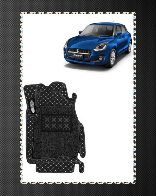 KUNTAIL A Leather 7D Mat For  Maruti Suzuki Swift(Black)