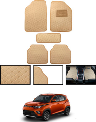 AYW Leatherite Standard Mat For  Skoda Universal For Car(Beige)