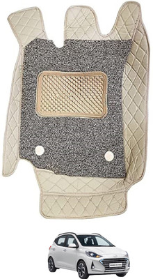 Euro Care Leatherite 7D Mat For  Hyundai Grand i10 Nios(Beige)