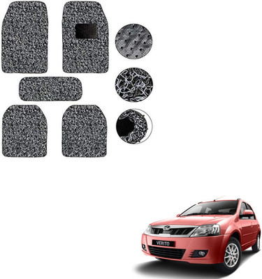 MOTO BEAST Rubber Standard Mat For  Mahindra Verito(Grey, Black)