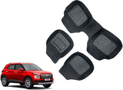 AUTO PEARL Leatherite 7D Mat For  Hyundai Venue(Black)