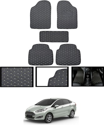 ABJD Leatherite Standard Mat For  Ford Fiesta(Black)