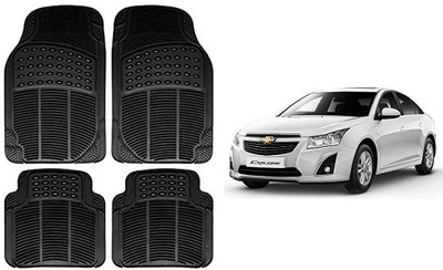 SLSHILPA Rubber Standard Mat For  Chevrolet Cruze(Black)