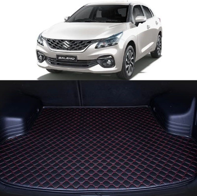 AUTO AAVARAN Leatherite 7D Mat For  Maruti Suzuki Baleno(Red)