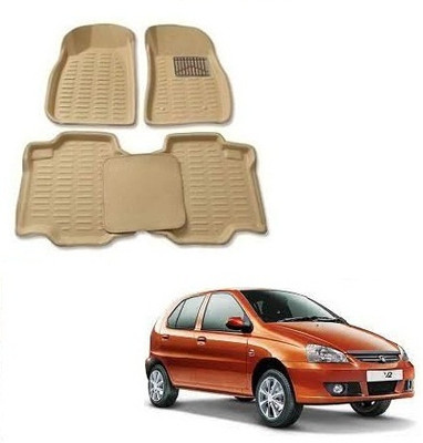 KBTR Plastic 3D Mat For  Tata Indica V2(Beige)