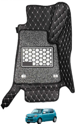Euro Care Leatherite 7D Mat For  Maruti Alto(Black)