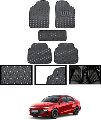 CCMM Leatherite Standard Mat For  Hyundai Verna(Black)