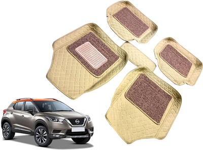 AUTO PEARL Leatherite 7D Mat For  Nissan KICKS(Beige)