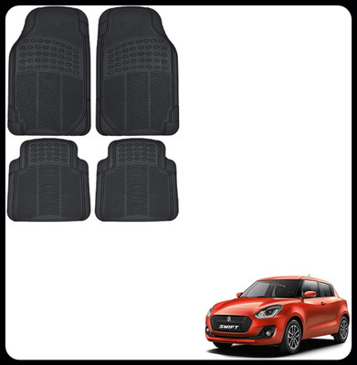 SEMAPHORE Rubber Standard Mat For  Maruti Swift(Black)