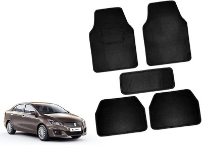 AUTO PEARL Polyester Standard Mat For  Maruti Ciaz(Black)