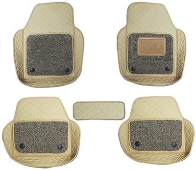 AYW Leatherite 7D Mat For  Universal For Car(Beige)