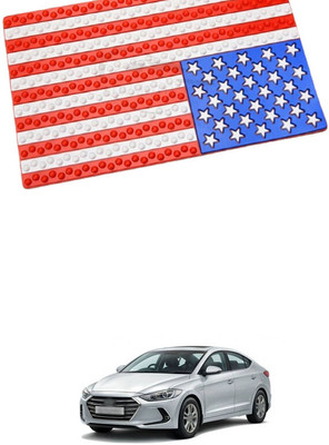 LOVMOTO Plastic Tray Mat For  Hyundai Elantra(Multicolor)