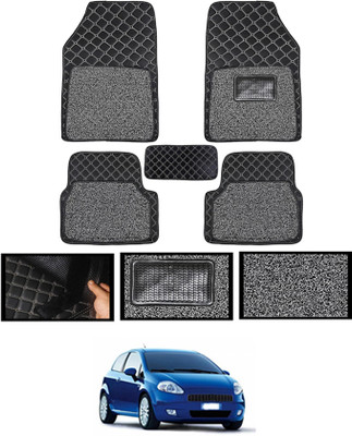 monolive Leatherite Standard Mat For  Fiat Grand Punto(Black)
