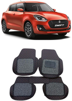arneja trading company Leatherite 7D Mat For  Maruti Suzuki Swift(Red, Black)
