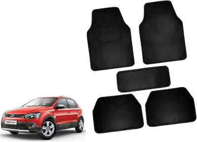 AUTO PEARL Polyester Standard Mat For  Volkswagen Polo Exquisite(Black)