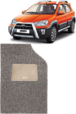 Kingsway PVC Standard Mat For  Toyota Etios Cross(Beige, Brown)