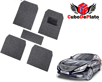 CuboDePlato PVC, Nylon Standard Mat For  Hyundai Sonata Fluidic(Grey)