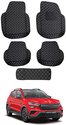 RKPSP Leatherite 7D Mat For  Volkswagen Kushaq(Black)